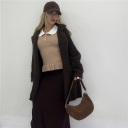 giacca senza bottone midy coat